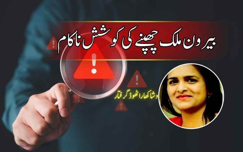 اٹھاسی کروڑ فراڈ کیس میں بڑا ایکشن، ماسٹر مائنڈ کی بیوی یو اے آئی سے بھارت واپس